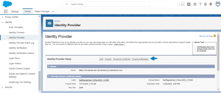 meta salesforce download